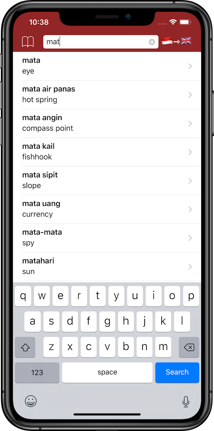 Indonesian Dictionary - offline and multilingual